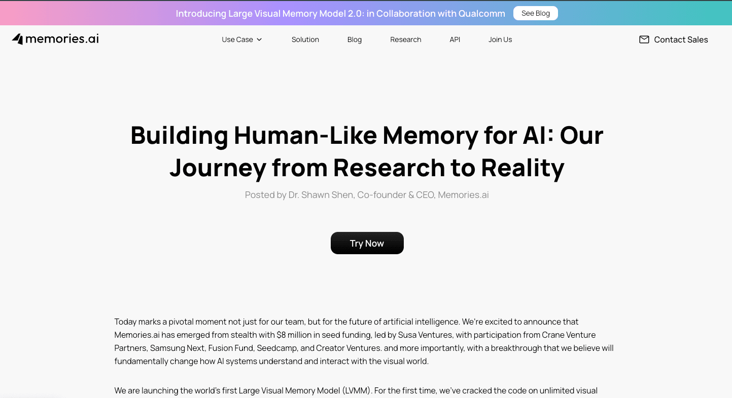 Building Human-Like Memory for AI Blog Post